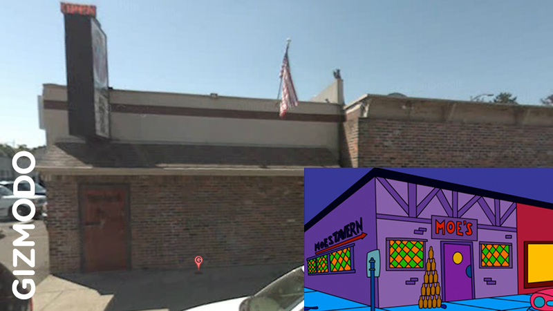 Illustration for article titled What The Simpsons' Springfield Looks Like in Real Life